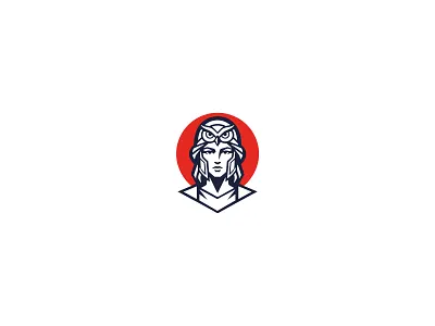 Athena Logo animal athena logo athena owl athena owl logo branding design goddess goddess logo godess logo graphic design illustration logo old bird owl owl athena powerpoint strong warrior warrior logo warrior woman