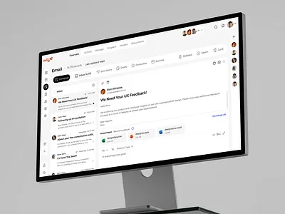 Wave - Email Management Dashboard 3d animation branding create email crete email design email email management dashboard graphic design illustration logo management project status task ui uidesign uiux web design