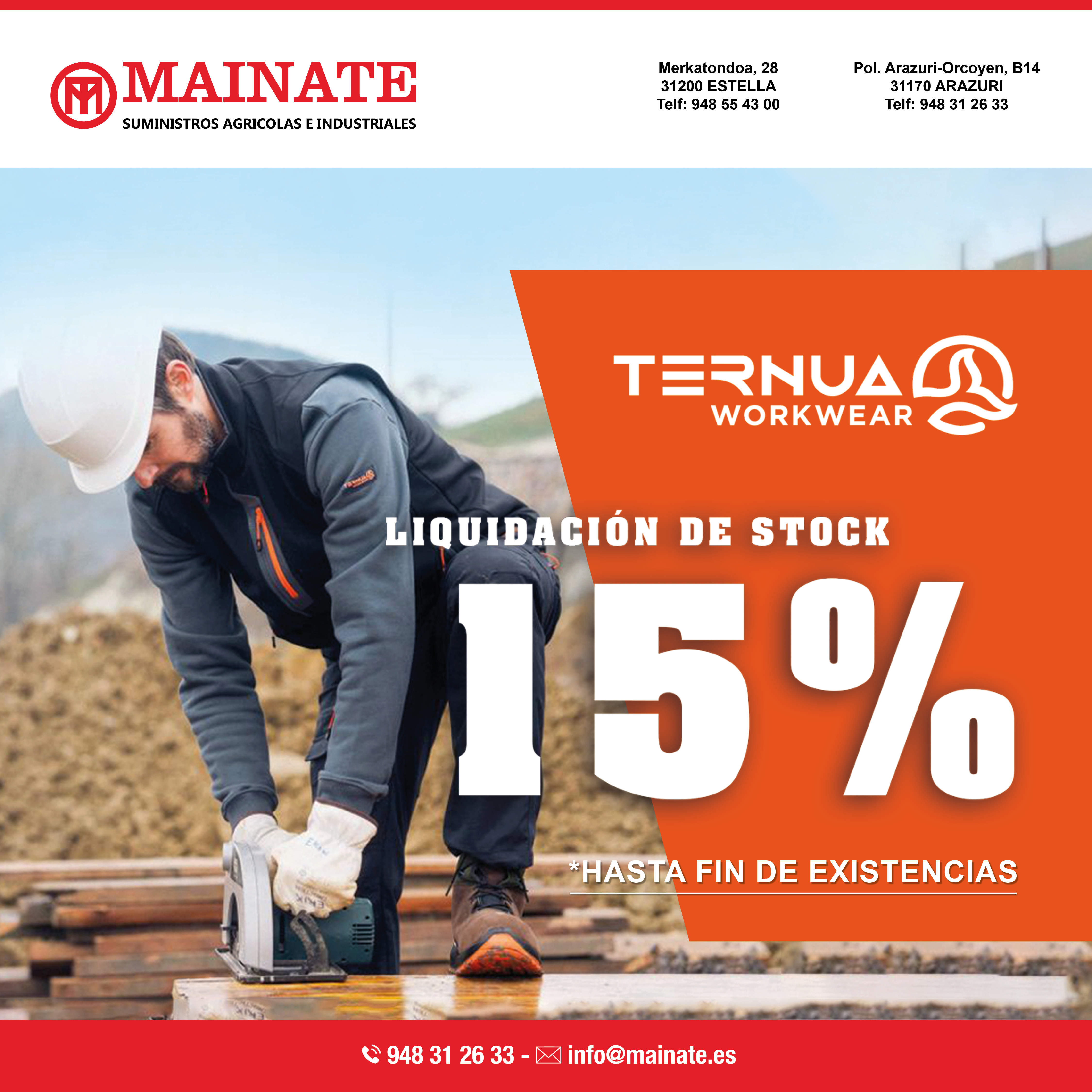 Ternua Workwear advertisement banners branding design graphic design illustration logo marketing web design
