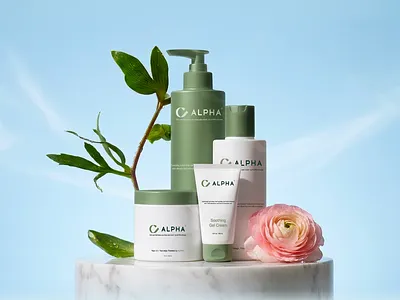 ALPHA Skincare, Logo & Brand Identity brand guidelines brand identity dtc brand earth tone branding grooming brand grooming logo logo design masculine branding mens grooming minimalist branding packaging design premium branding product packaging skin care branding skincare brand skincare brand design skincare brand identity skincare branding visual identity wordmark