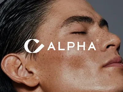 ALPHA Beauty Logo and Brand Design brand design brand identity brand system clean logo dtc brand geometric logo grooming brand grooming logo logo design logo mark masculine branding mens grooming minimalist logo packaging design premium skincare skincare brand identity skincare branding typography visual identity wordmark