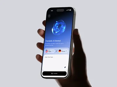 Smart AI Translate – Mobile App UI ai app ai powered app ai powered translation app ai translator app interface artificial intelligence chatgpt communication education app languages app design mobile app translate translate app web