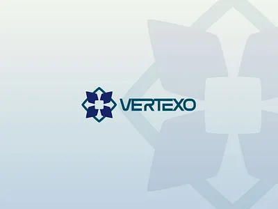 Vertexo: Interlocking Geometric Identity System abstract brand identity brand logo branding brandmark design geometric icon identity identity design logo logo design logomark logotype loog lgoo lgo modern monogram tech vector symbol visual identity