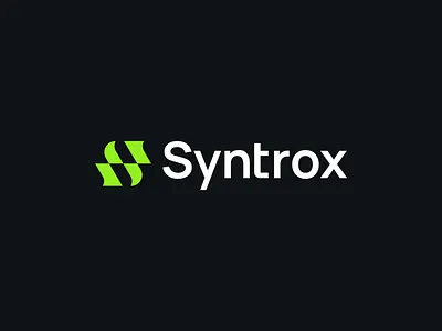 Syntrox — Software Company Logo Design. appicon brandidentity branding dribbble graphic design greenlogo logo logodesign minimalistic softwarelogo syntrox techbrand techlogo