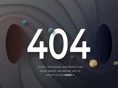 404 Web Page Error Animation animation error errorpage figma illustration notfound ui web design