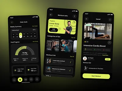 Fitness App Design app fitness fitness app interface service startup ui ux web