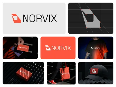 Modern Minimal Tech Brand Identity Design brandidentity brandingdesign logodesign minimallogo visualidentity