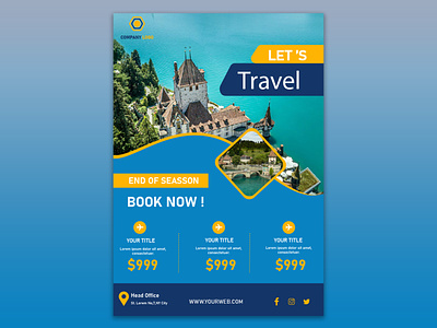 Travel And Tour Flyer Template booking flyer flyer template hotel hotel booking hotel flyer hotel room hotel template indoor information flyer inside ready to print resort resort flyer room travel travel booking travel flyer traveling trip