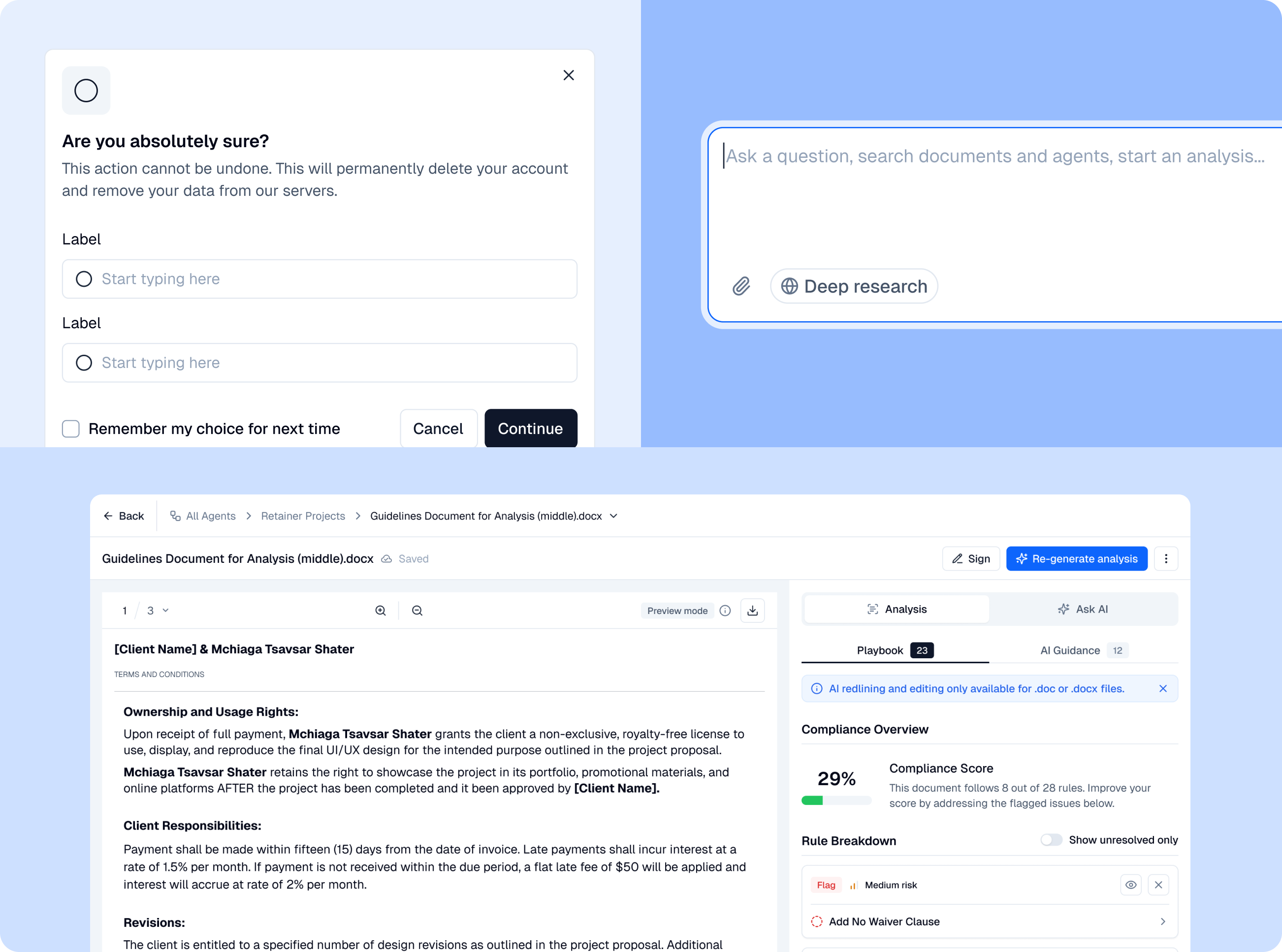 From component library to full product. components design system figma saas tech ui webapp