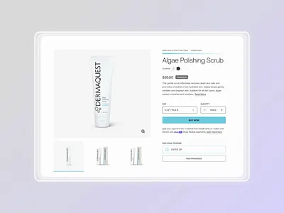 DermaQuest – Website design animation design graphic design healthcare ui ux web design