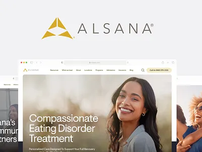 Alsana – Website design branding design healthcare ui ux web design