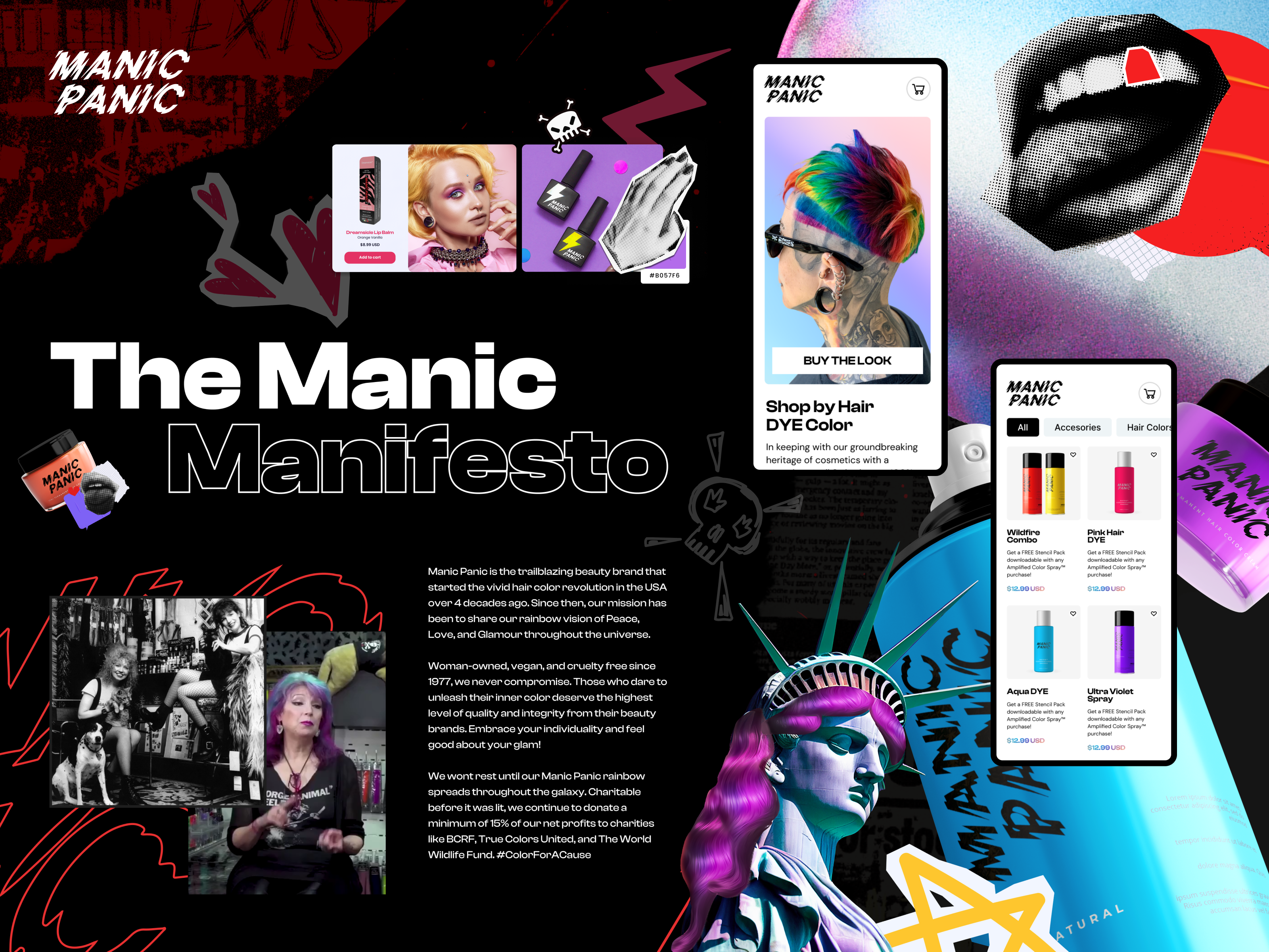 Manic Panic – Brand, web, and email