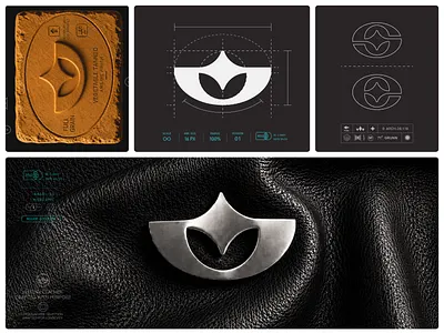 Premium Hide Selection Leather Mark brand identity branding brandmark identity design leather mark logo design logo minimalism logo modernism logomarkm luxury leather pharaonic premium leather visual identity