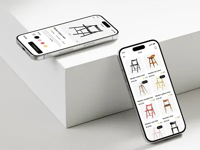 Furniture E-commerce Mobile App app design architecture e commerce app ecommerce ecommerce ui figma design furniture furniture app interior design marketplace mobile app design mobile application online store pixelean ui ui ux uiux