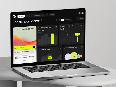 Finance Management Dashboard analytics bank app banking banking dashboard clean dashboard dashboard ui finance finance dashboard financial management minimalist online banking pixelean platform product design sahin mia uiux