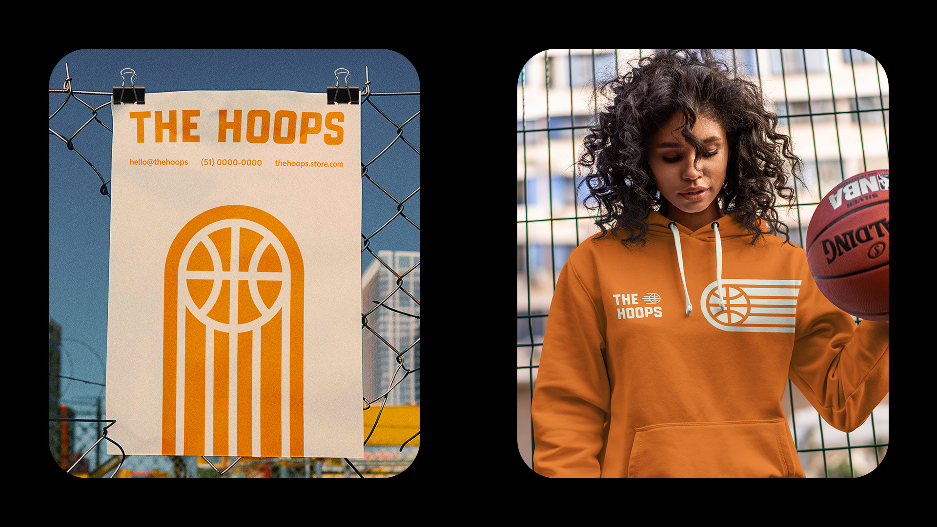 THE HOOPS Brand Identity Design brand identity branding design graphic design logo logo design vector visual identity