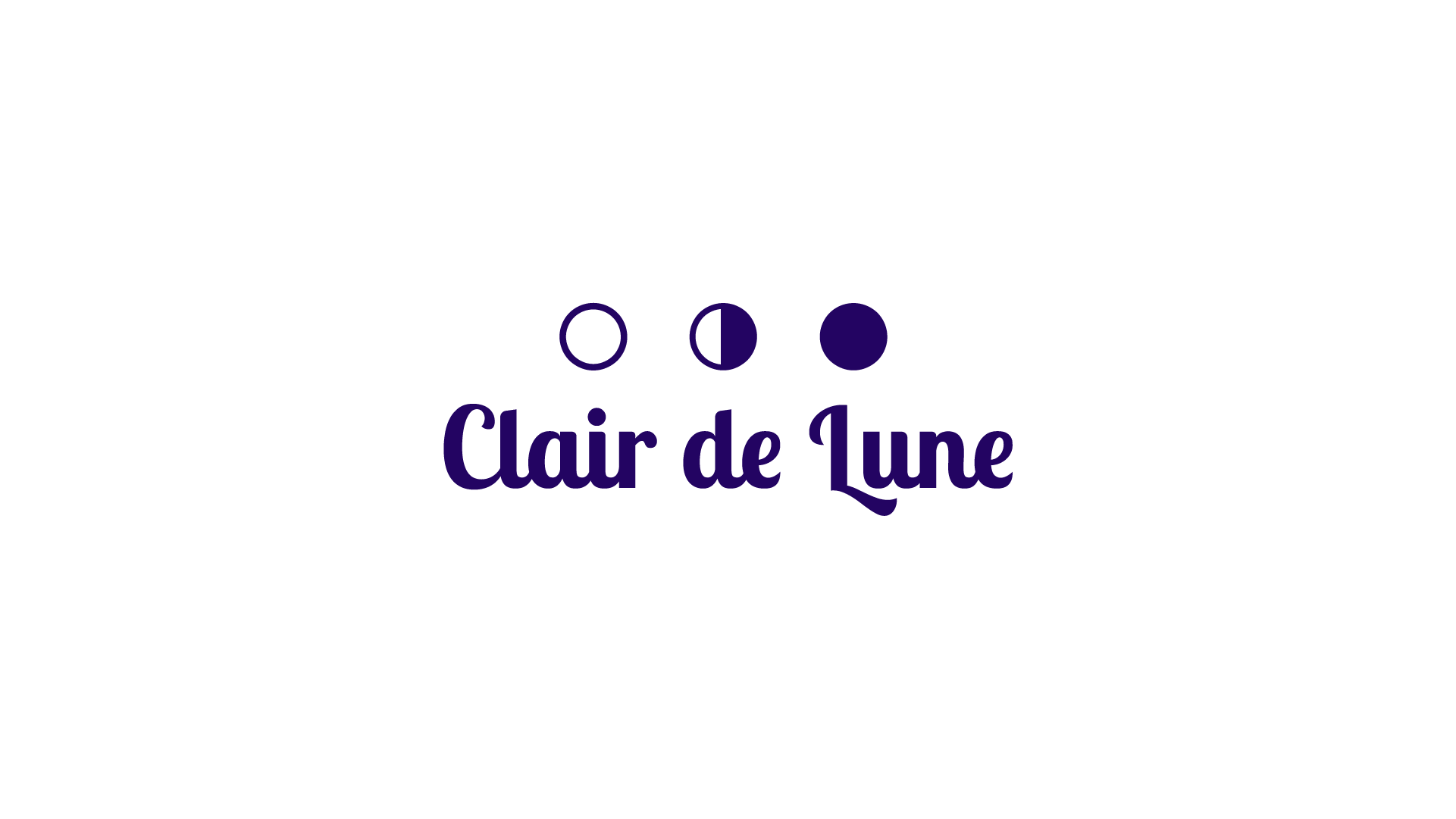 Clair de Lune | Logo Design