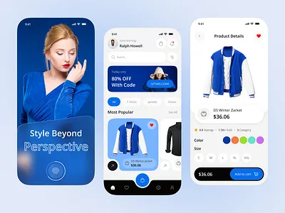 Next-Level Fashion Shopping App UI app concept app design clothing dribbble ecommerce fashion fashion store figma ios mobile app neumorphism product design shopping trend fashion ui userinterface ux web design