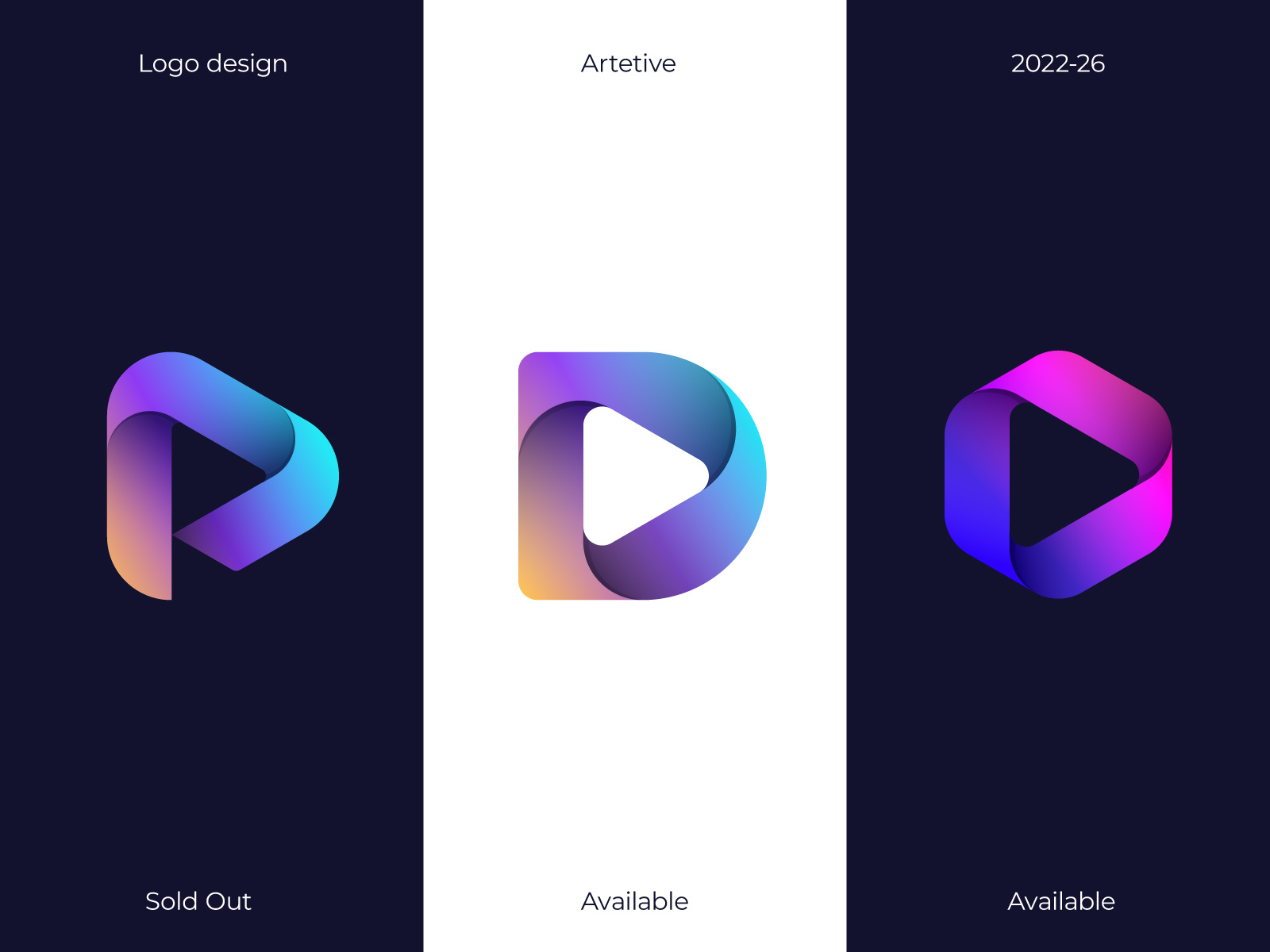 Modern Gradient logos, Ai logo, Tech logo airdeck app icon brand identity branding business logo custom logo dplay icon logo geometry gradient gradient logo logo logo design logo designer modern logo play deck play icon smart logo technology branding top logo 2026 trendy logo