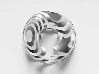 Abstract Liquid Form 3d 3d animation 3d blender abstract branding form greyscale liquid loop animation motion graphics sphere texture