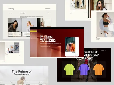 AI Agentic Online Fashion Store e-Commerce agentic website ai e commece ai fashion ai store e commerce interaction online shopping product store design web design website