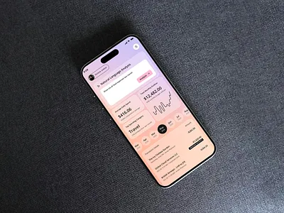 Finance AI - Smart Transaction Feed ai finance app design clean finance app finance assistant finance ui ios app design minimal mobile mobile app smart finance smart transaction transaction ui design ux design