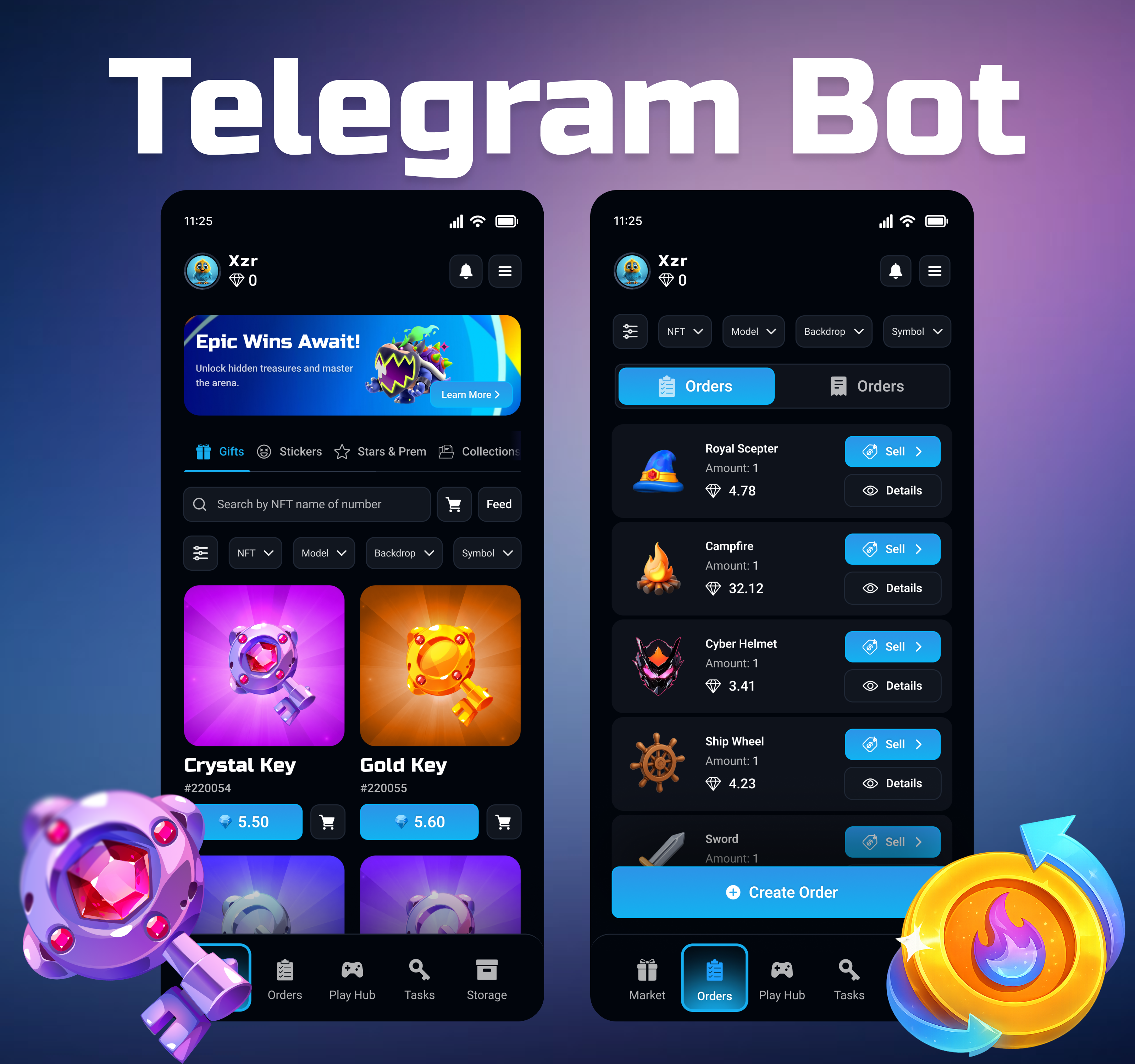 Web3 Mini-App / Telegram Bot Presentation bot bot casino casino casino interface casino mobile casino template casino ui crypto casino design gambling gambling app igaming live casino mobile app mobile casino mobile game online casino telegram telegram mini app ui