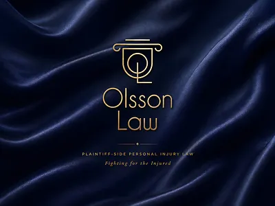 Premium Luxury Monogram OL Logo Design Branding for Olsson Law brand identity design branding custom logo designer elegant logo design law firm logo law office branding lawyer brand design legal branding legal visual identity litigation firm branding logo designer luxury law firm logo minimalist law logo modern law firm identity monogram logo design ol monogram personal injury lawyer logo premium legal branding print professional services branding