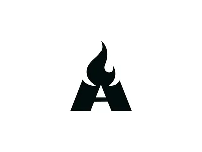 Letter A Flame Logo a abstract logo ai app logo brand identity branding business logo creative logo design fire fire logo flame letter logo logo logo design logo maker logo mark minimal logo modern logo tech