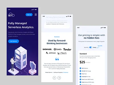 METRO VPS a modern VPS crevio design domain domain hosting hosting mobile app product design productdesign saas startup ui uidesign user experience user flow user interface uxdesign