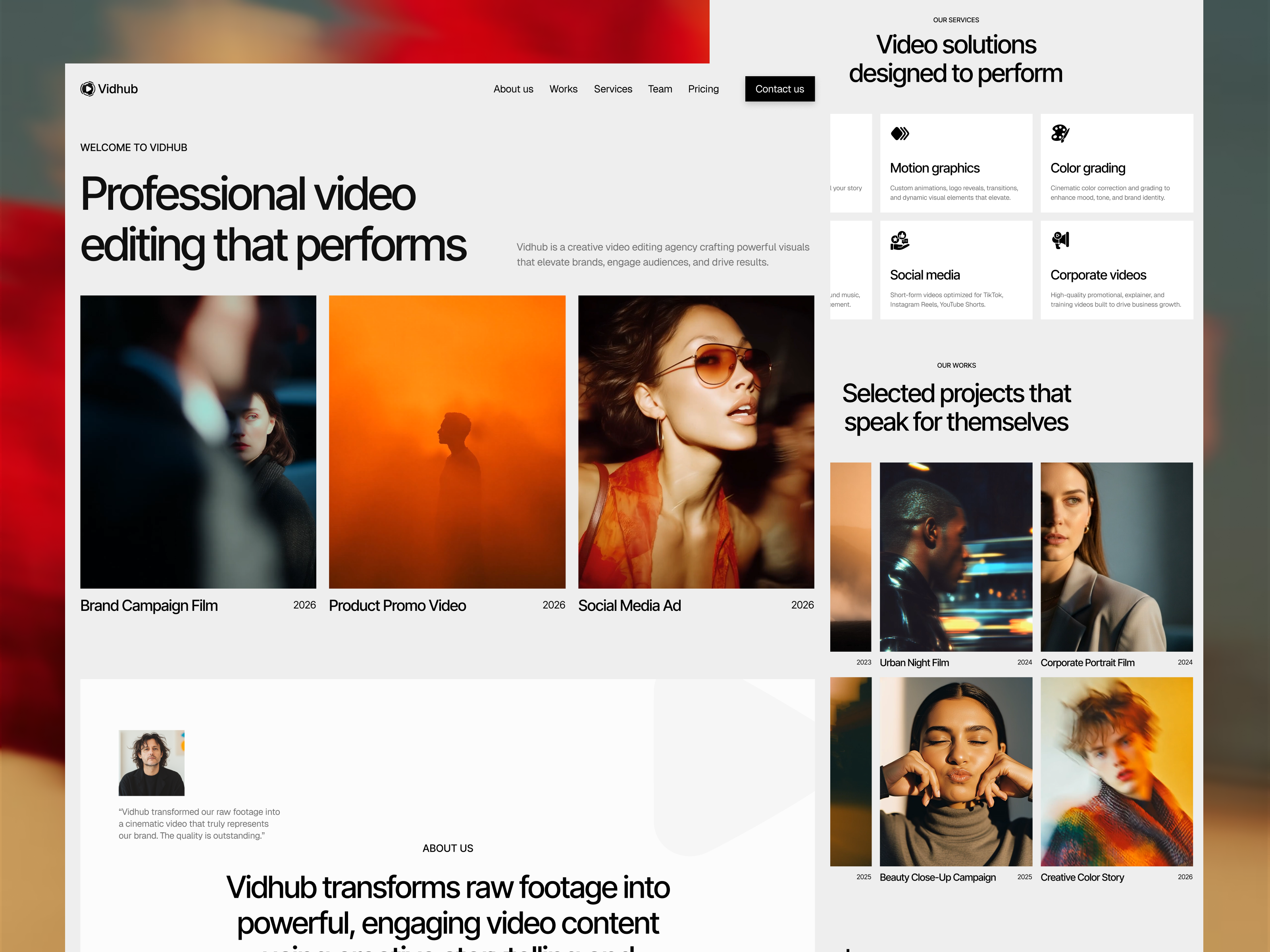 Example of Framer Website Design & Development