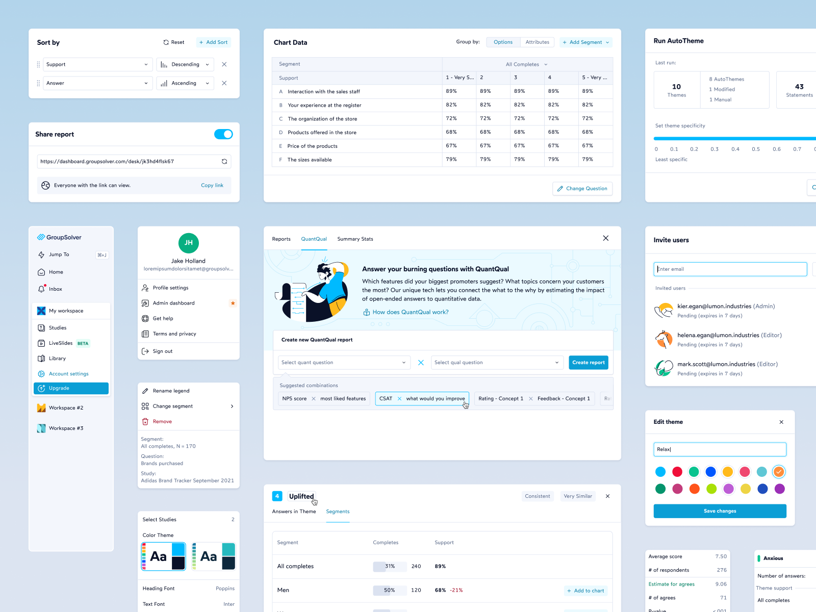 GroupSolver - Design system & UI details