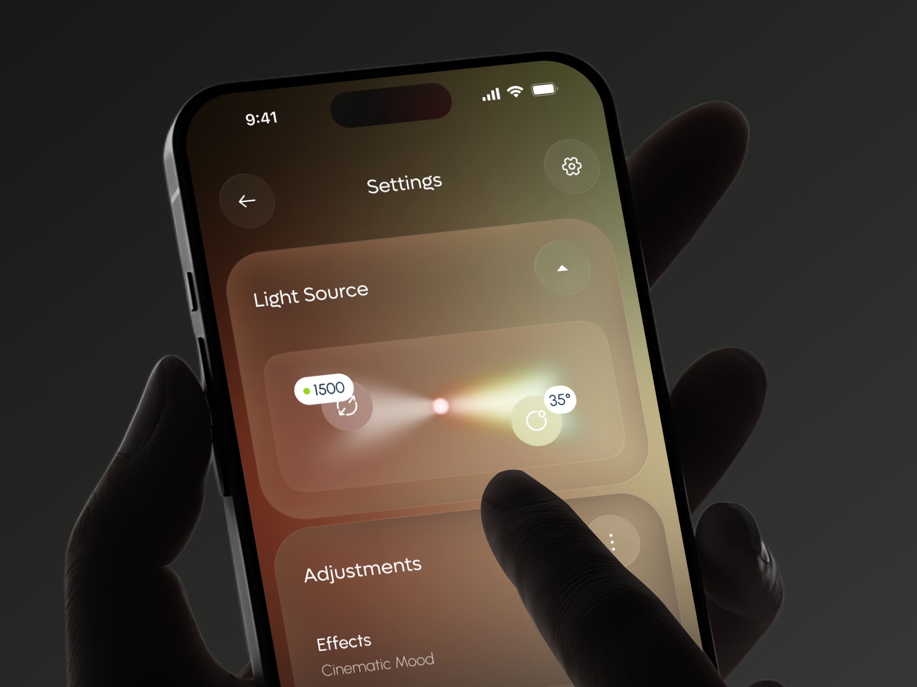 Cinemaro Mobile – Cinematic Video Editor UI admin ai app app design automation b2b business crm dashboard design interface mobile product product design rondesign saas service software ui ux