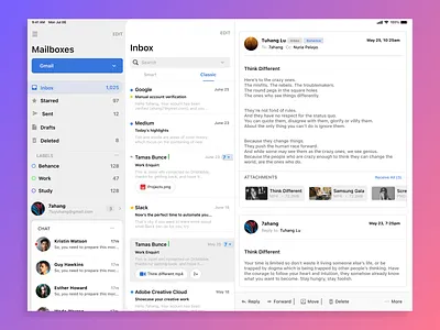 Mailbox Design app branding design graphic design mailbox motion graphics redesign ui ux web