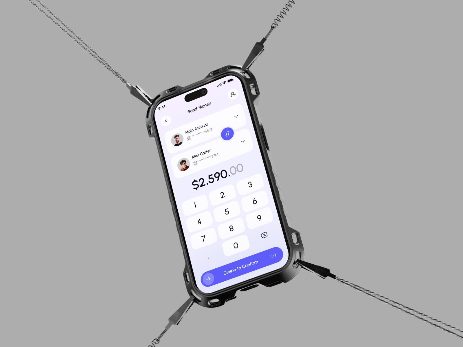 Example of Premium Mobile Banking App UI/UX Design