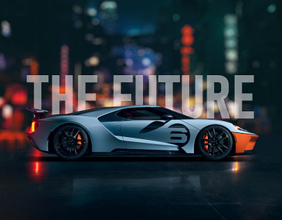 Ford GT Promo Site Animation advertising after effects animation automotive campaign car design figma ford ford gt futuristic motion motion graphics promo retro ui ux video website xd