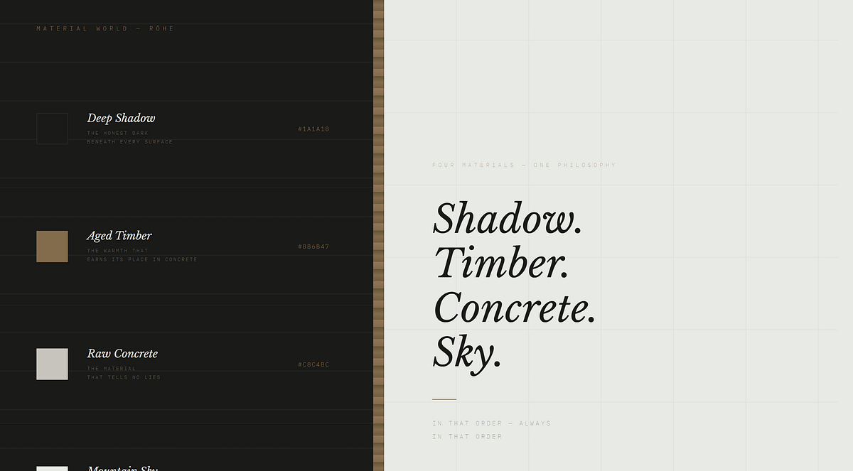 RŌHE — Ultra-Premium Residential Architecture Brand Direction Image 2