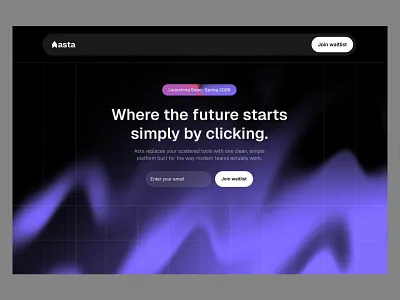 Asta — SaaS Waitlist Template cleanddesign creativedesign darkmodedesign framer framerdesign framerdesigner framerlandingpage framertemplate landingpage landingpageui minimalistdesign no codedesign productdesign professionaldesign saas saas template saas waitlist trendydesign uidesign uiuxdesign
