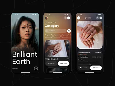 Mobile App for Luxury app design beauty app cart ios luxury mobile app for luxury mobile interface online shopping online store product product page shopping app ui ux web