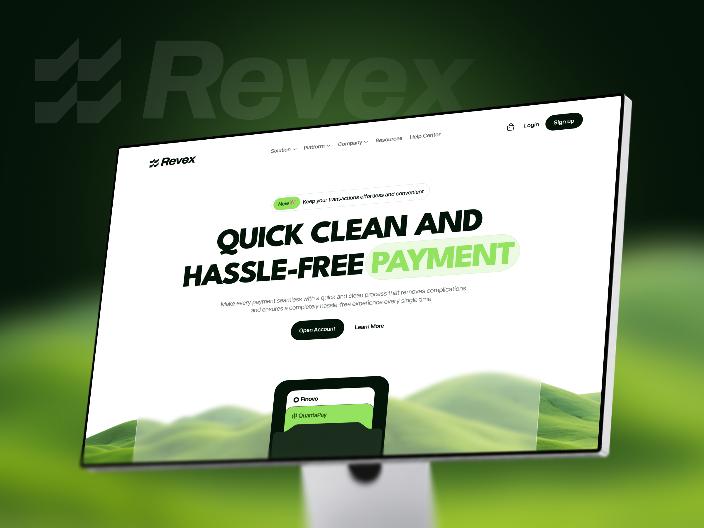 Revex - SaaS Website Design