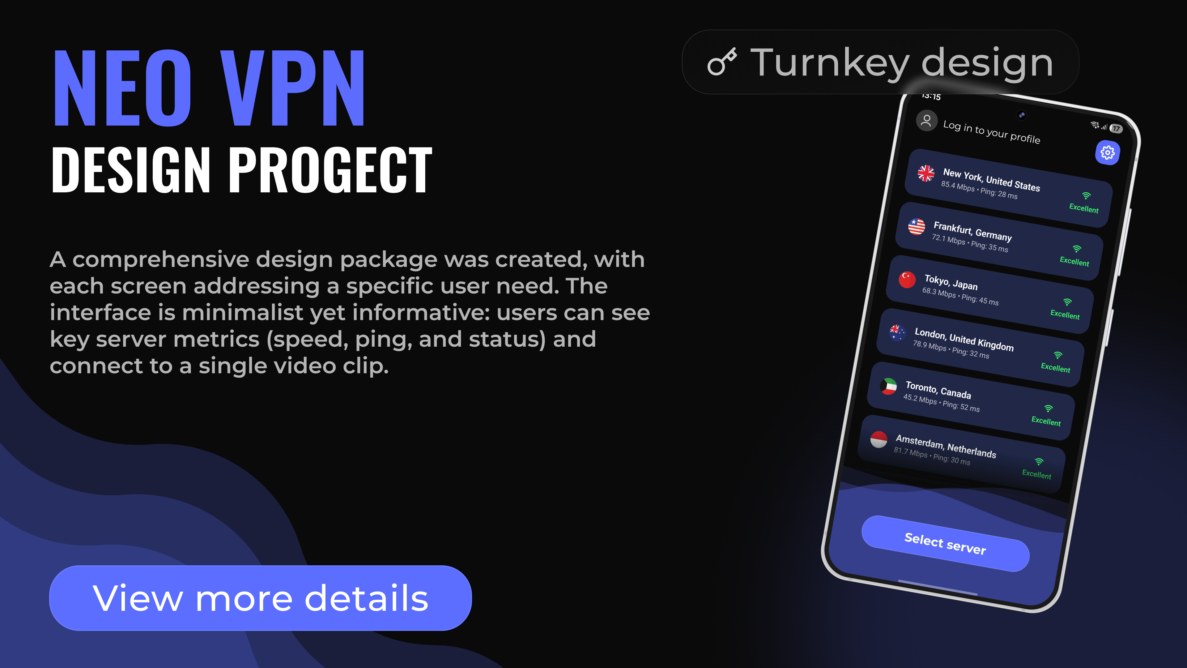 NeoVPN — Mobile VPN Application branding graphic design logo ui