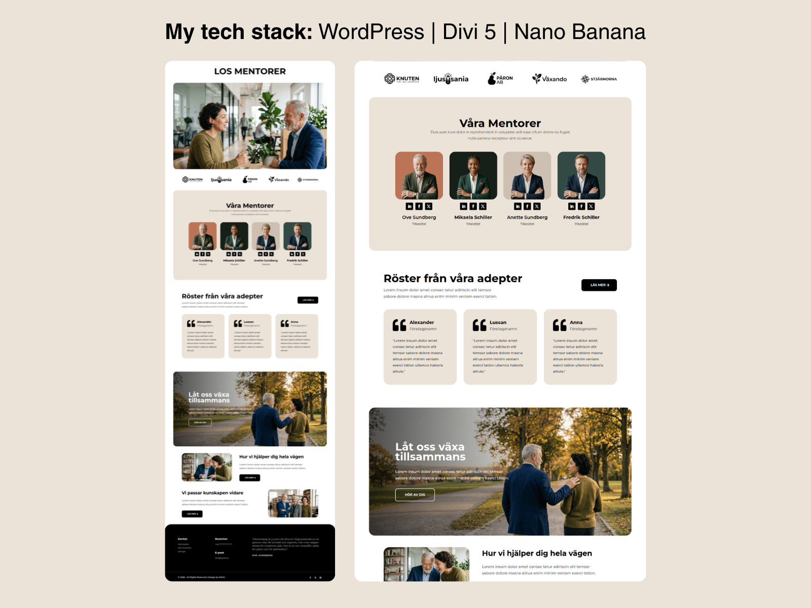 Los Mentorer - Clean & Modern Web Concept