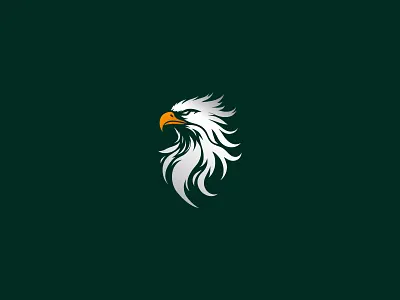 Eagle Logo animal bird branding character eagle eagle logo graphic design identity illustration logo logo design mark mascot playful sports strong symbol vector
