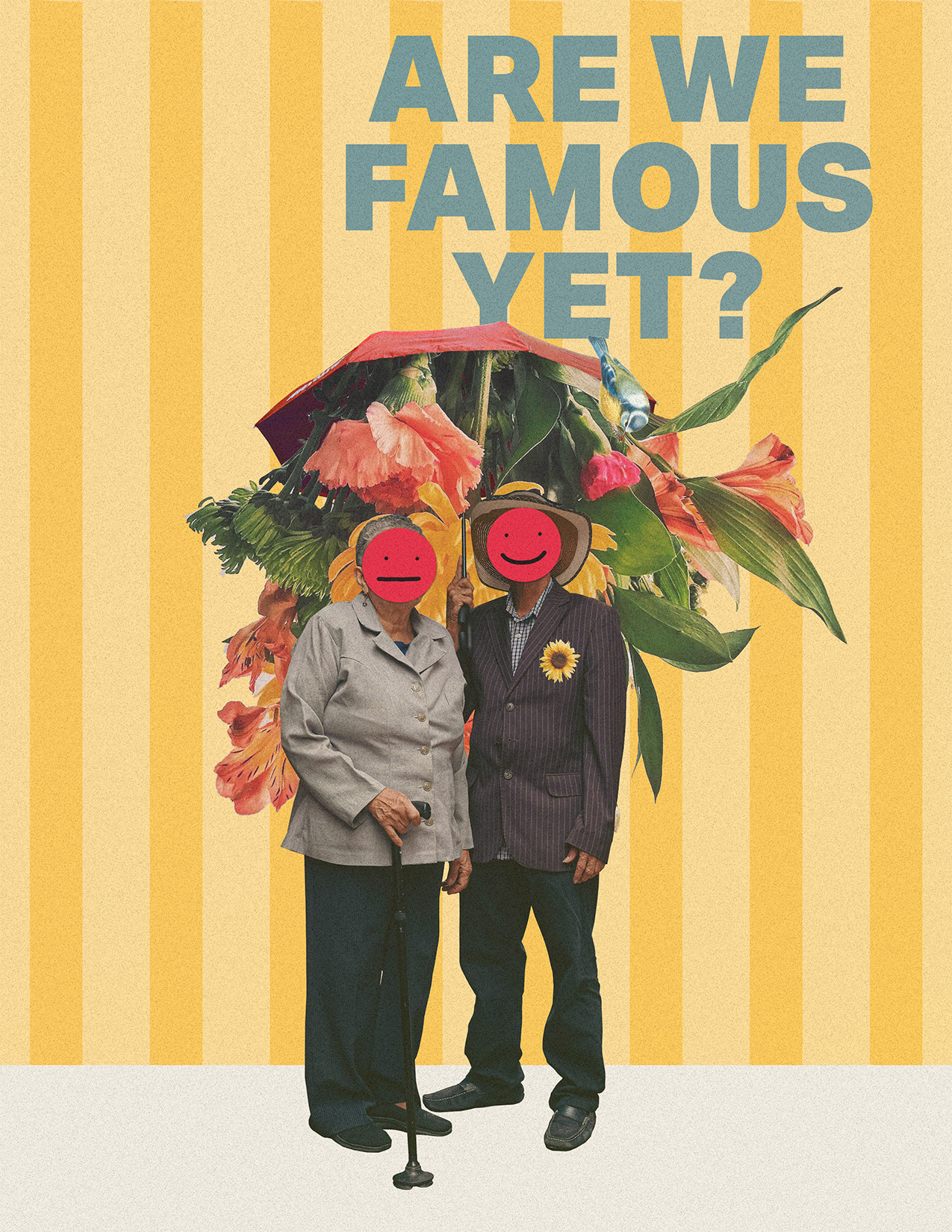 Are We Famous Yet? - Collage collage design digital art graphic design texture typography