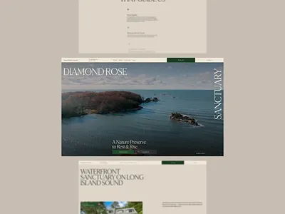 Diamond Rose Sanctuary [Random Sel.] 3d behance branding design figma motion graphics retreats typography ui ui design uidesign ux ui web design webdesign webflow website design wellness