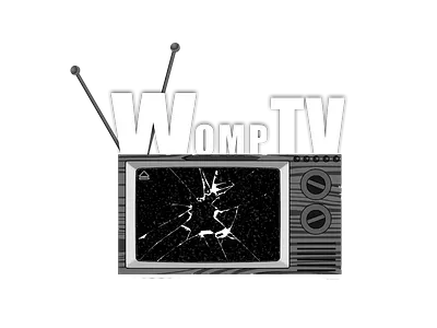 WompTV logo app branding design graphic design illustration logo typography ui ux vector