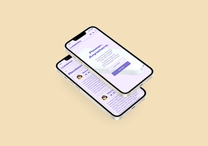 Lumenix - ecommerce microsite