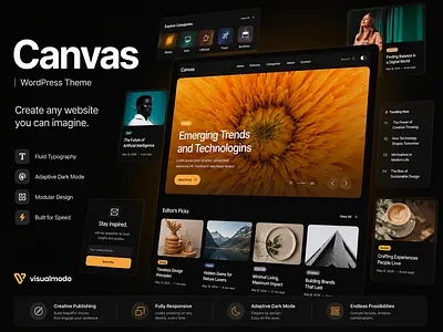 Canvas WordPress Theme by Visualmodo blog canvas templates theme visualmodo wordpress