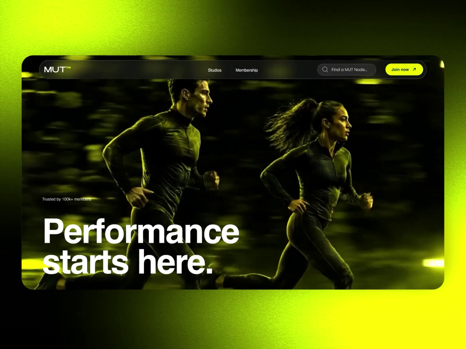 Modern Fitness Website Redesign — Interaction and Motion UI
