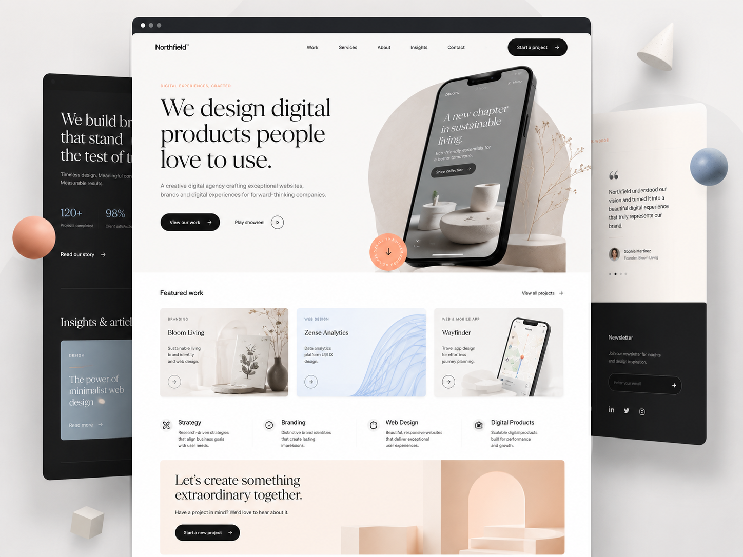 Example of Web & Mobile App Design, Prototype